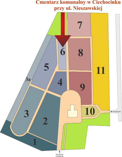 Brak mapy sektorowej