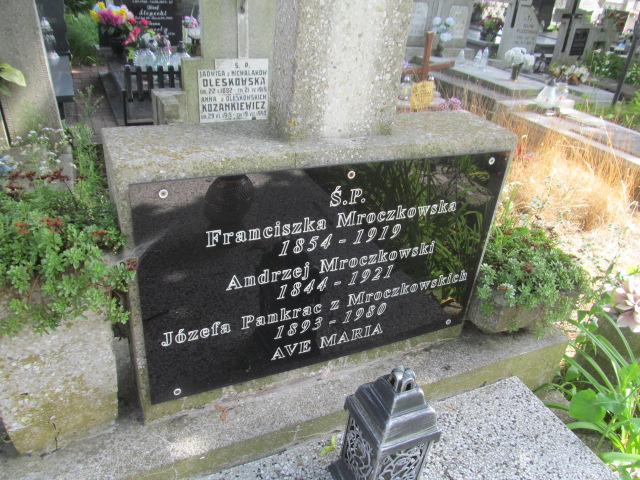 Franciszka MROCZKOWSKA 1853 Ciechocinek - Grobonet - Wyszukiwarka osób pochowanych