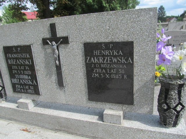 Franciszek RÓŻAŃSKI 1888 Ciechocinek - Grobonet - Wyszukiwarka osób pochowanych