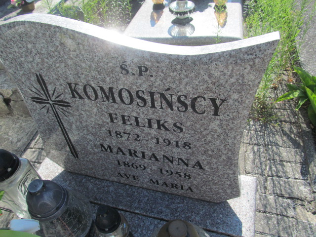 Feliks KOMOSIŃSKI 1871 Ciechocinek - Grobonet - Wyszukiwarka osób pochowanych