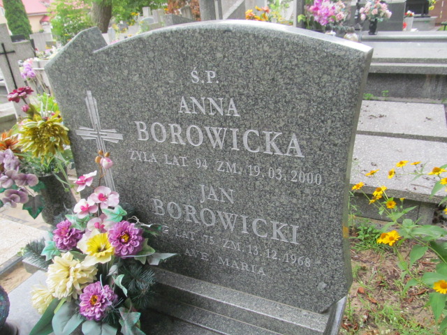Anna BOROWICKA 1906 Ciechocinek - Grobonet - Wyszukiwarka osób pochowanych