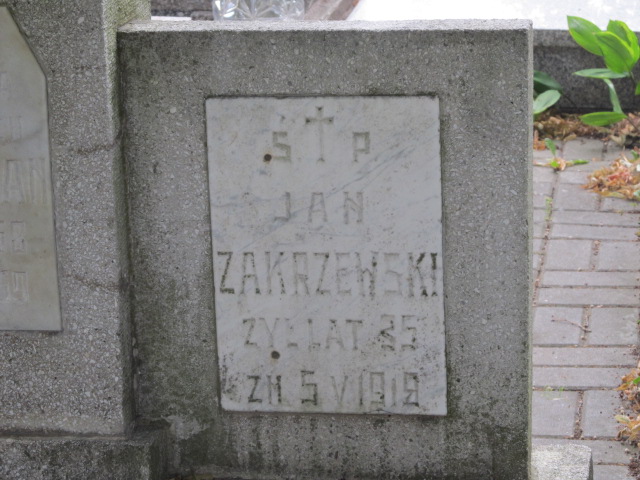 Jan ZAKRZEWSKI 1883 Ciechocinek - Grobonet - Wyszukiwarka osób pochowanych