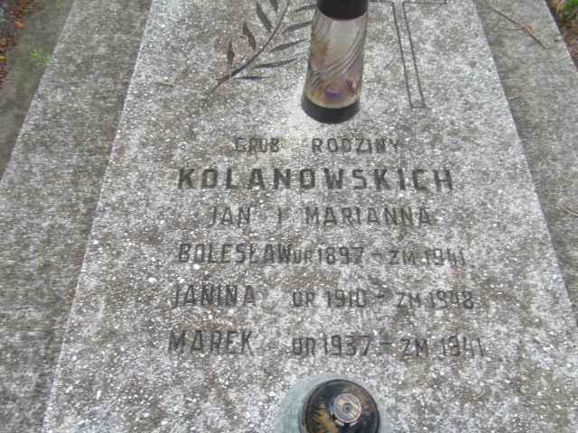 Marian KOLANOWSKI   1897 Ciechocinek - Grobonet - Wyszukiwarka osób pochowanych
