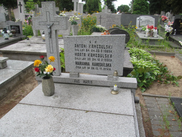 Grób ANTONI KAMEDULSKI