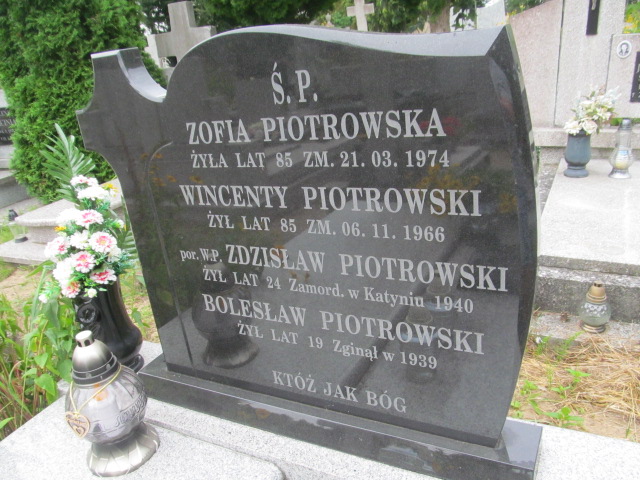 Zdzisław PIOTROWSKI 1897 Ciechocinek - Grobonet - Wyszukiwarka osób pochowanych