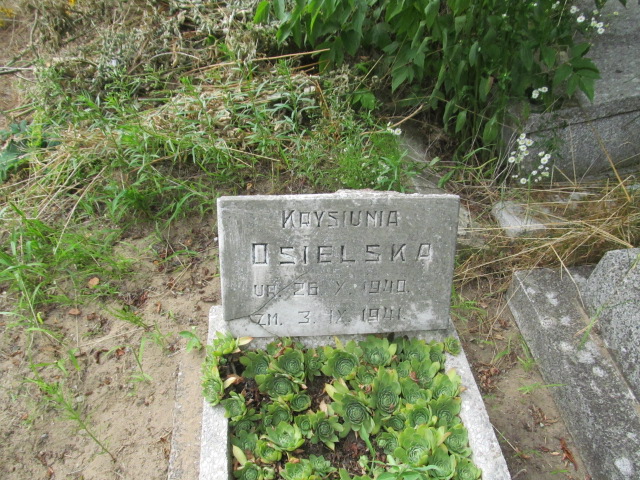 Krystyna  OSIELSKA 1940 Ciechocinek - Grobonet - Wyszukiwarka osób pochowanych