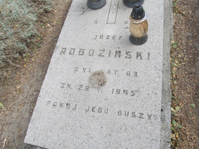 Józef ROGOZIŃSKI 1945 Ciechocinek - Grobonet - Wyszukiwarka osób pochowanych