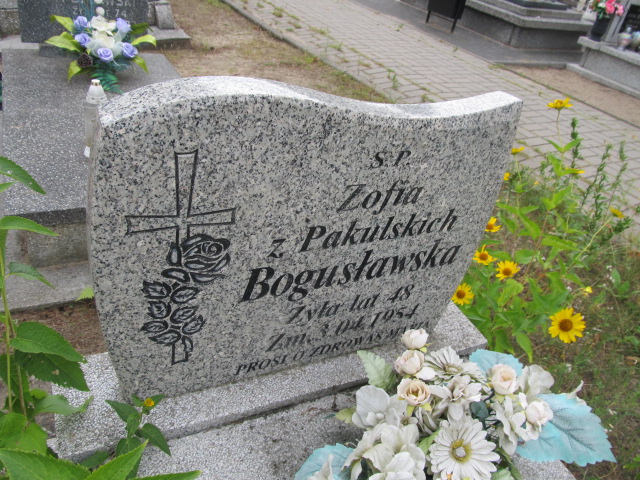 Zofia BOGUSŁAWSKA 1900 Ciechocinek - Grobonet - Wyszukiwarka osób pochowanych