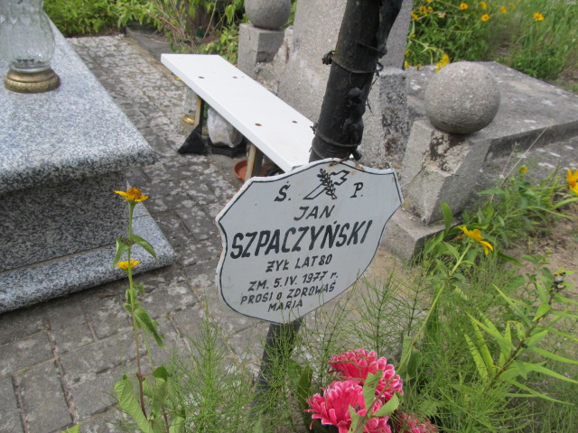 Jan SZPACZYŃSKI Ciechocinek - Grobonet - Wyszukiwarka osób pochowanych