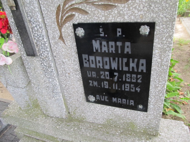 Marta KASPROWICZ  BOROWICKA 1989 Ciechocinek - Grobonet - Wyszukiwarka osób pochowanych