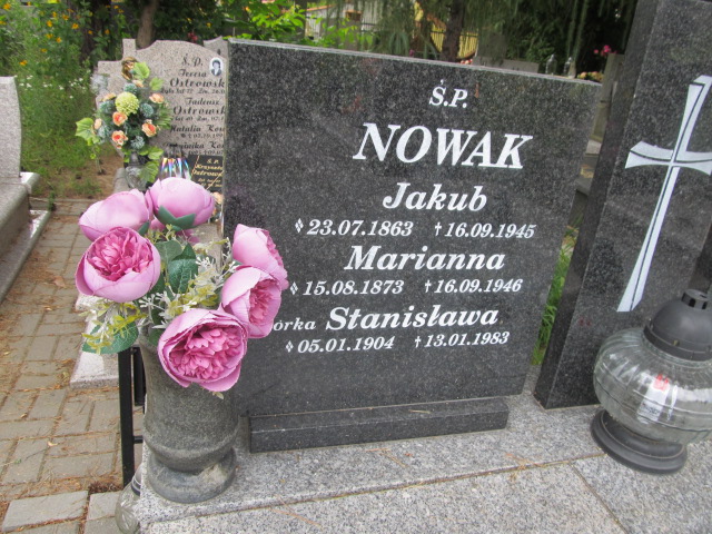 Stanisława NOWAK 1904 Ciechocinek - Grobonet - Wyszukiwarka osób pochowanych