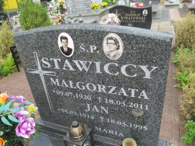 MAŁGORZATA  ANNA STAWICKA 1920 Ciechocinek - Grobonet - Wyszukiwarka osób pochowanych