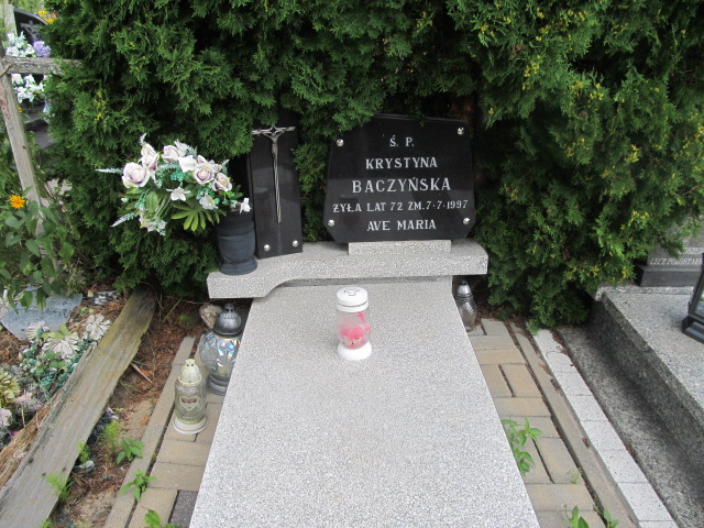 Grób KRYSTYNA BACZYŃSKA