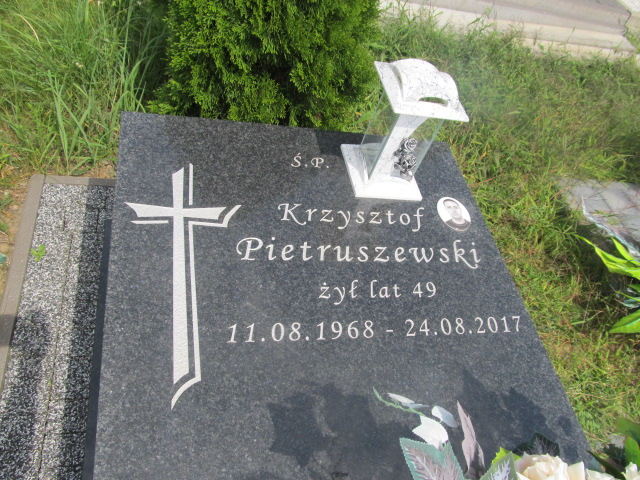 Krzysztof PIETRUSZEWSKI 1968 Ciechocinek - Grobonet - Wyszukiwarka osób pochowanych